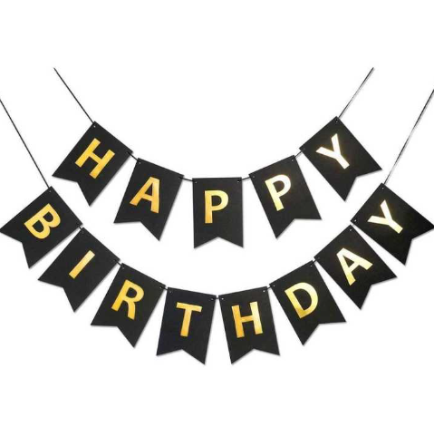 Happy Birthday hanger